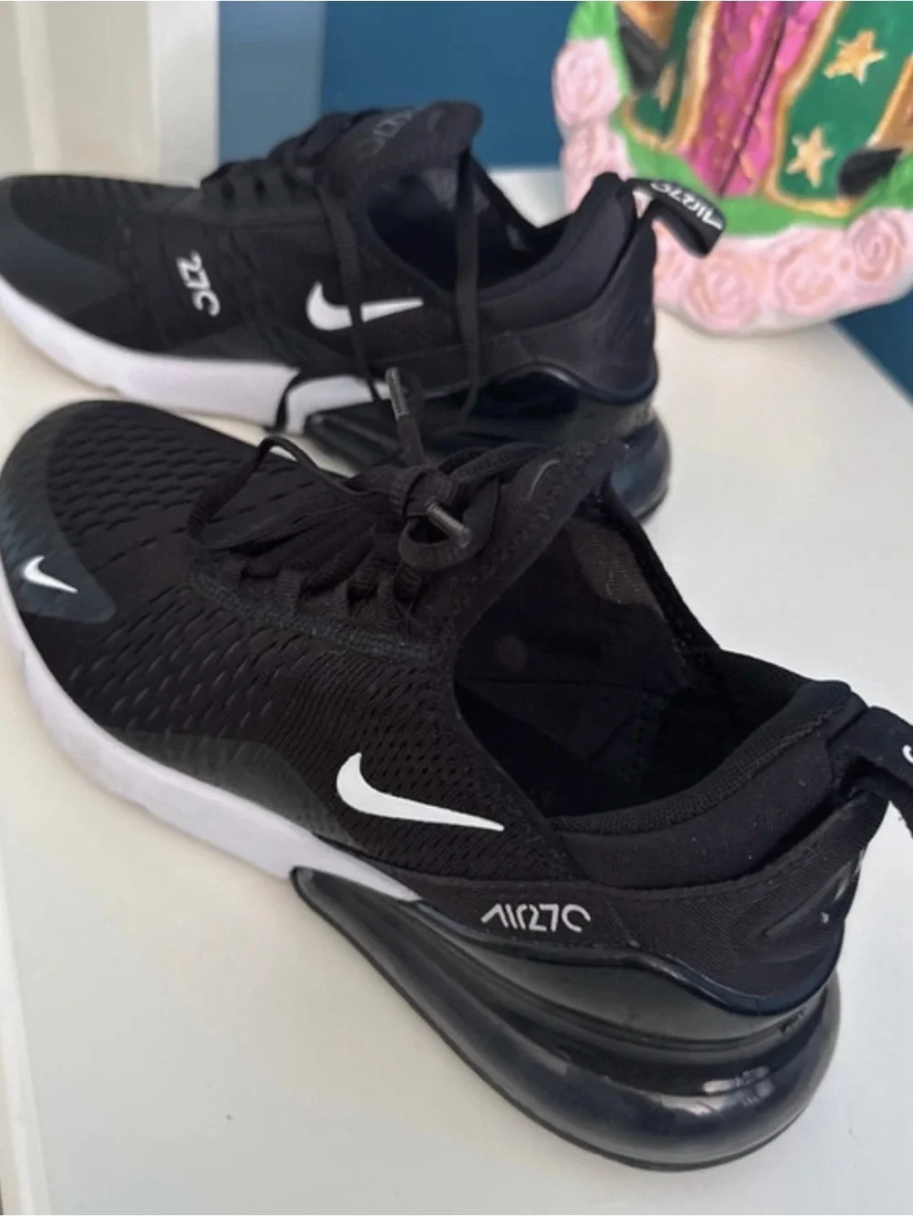 Nike Black and White Men's Running Sneakers